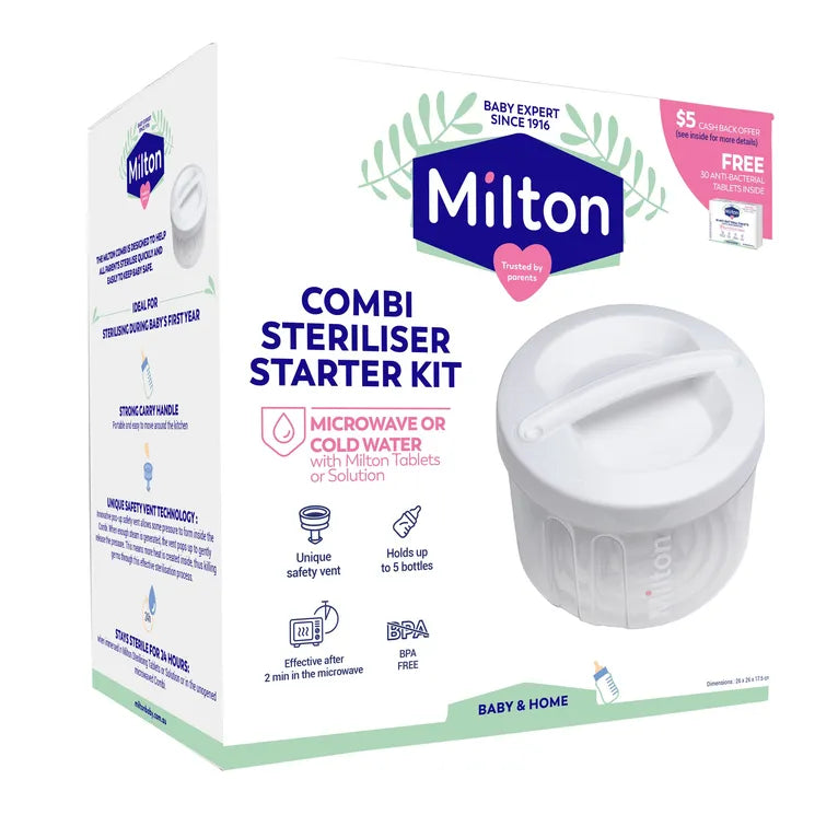 Milton 2 in 1 Combi Steriliser Starter Kit