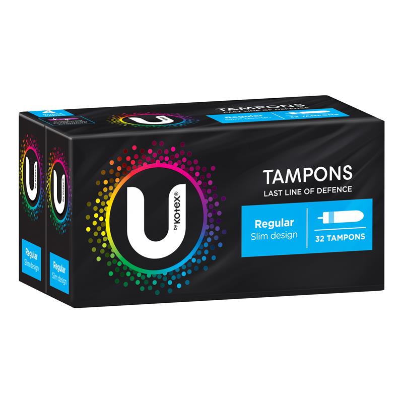 U BY KOTEX® TAMPON 32 Packet Topcat Healthcare