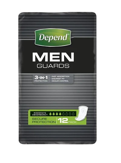 Depend® Guards For Men (Packet 12)