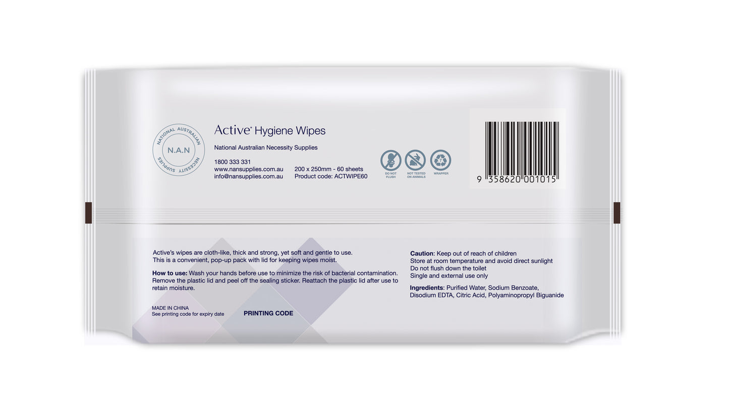 Active Wipe 60 (Pack 60)