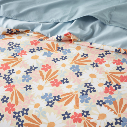 Staydry Quilt Cover Set Hey Daisy - Water Repellent