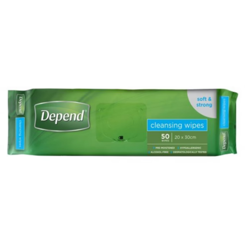 Depend® Wipes (Packet 50)