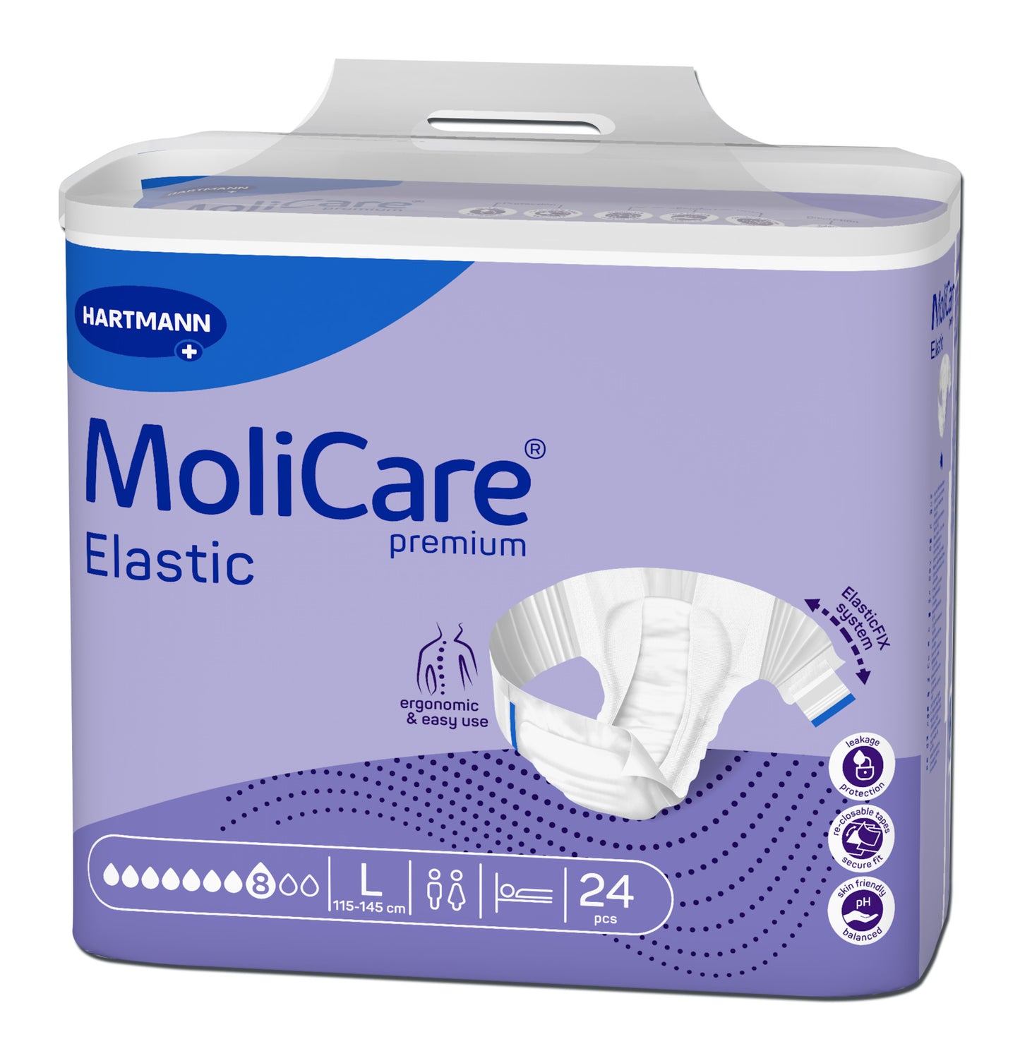 MoliCare Premium Elastic 8 Drops Large