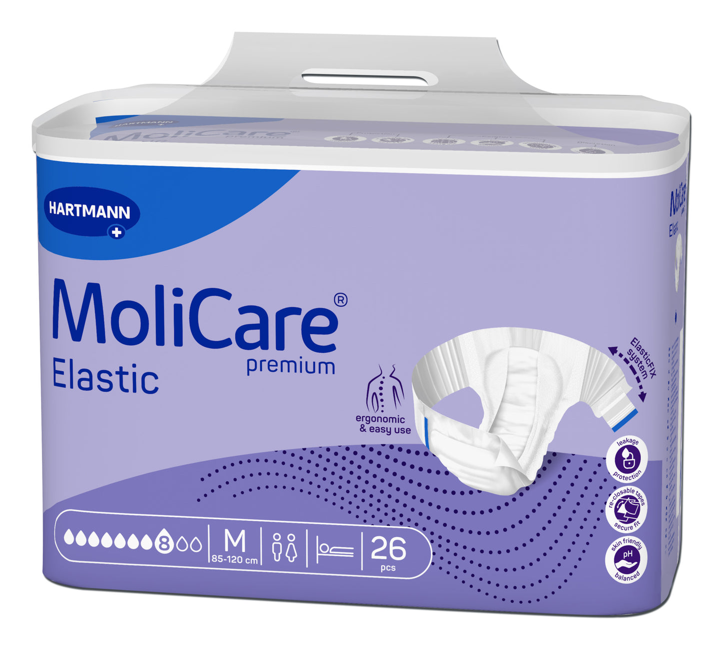 MoliCare Premium Elastic 8 Drops Medium