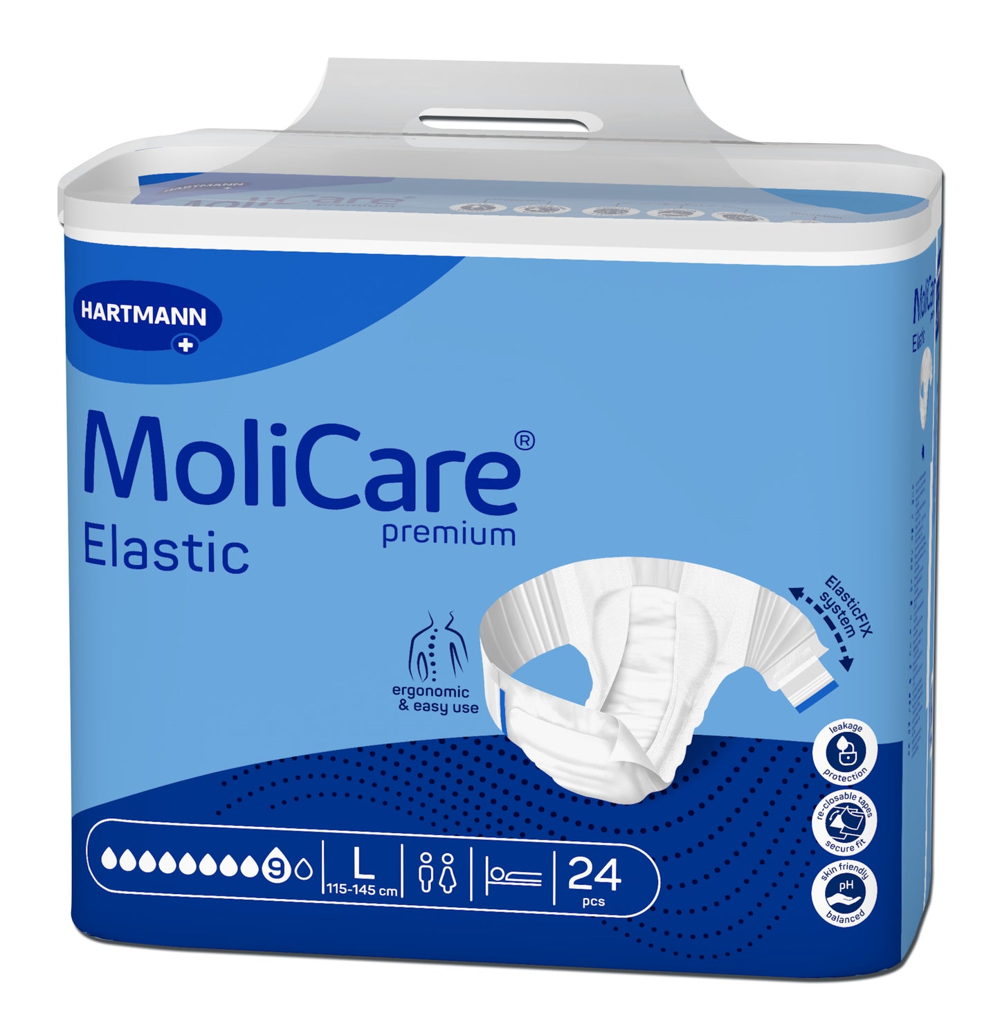MoliCare Premium Elastic 9 Drops Large