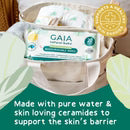 Gaia Biodegradable Natural Baby 99.5% Pure Water Wipes