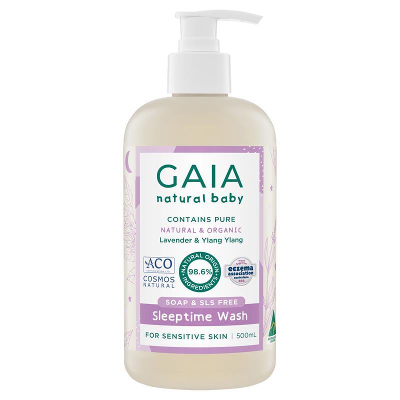 GAIA Natural Baby Sleeptime Bath Wash 500ml