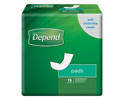 Depend® Pads 525x180mm (Packet 15)