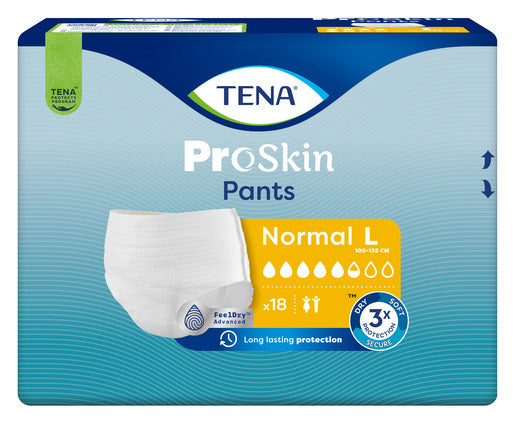 Tena Pants PROskin Normal Large 100-135 1100ml (Packet 18)