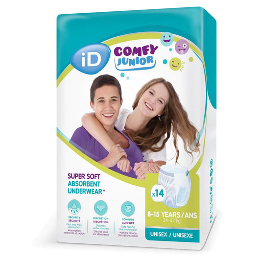 iD Comfy Junior Pants 8-15 years (24-47KG) (Packet 14)