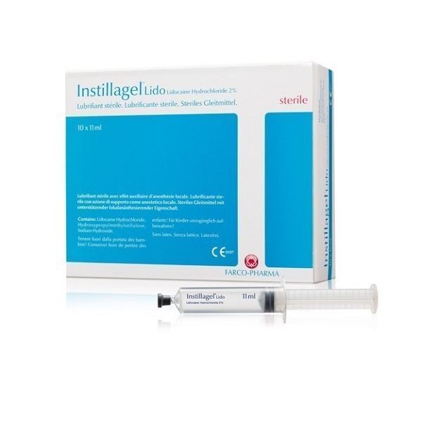 Instillagel Lidociane LIDO 2% Gel 11ml Syringe (Packet 10)