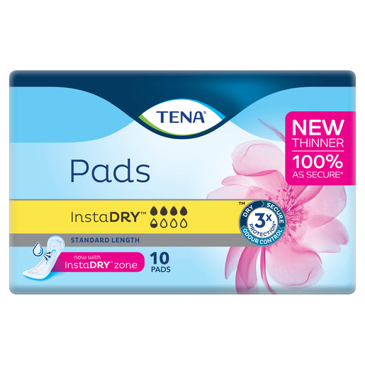 Tena InstaDRY Long Length Pads