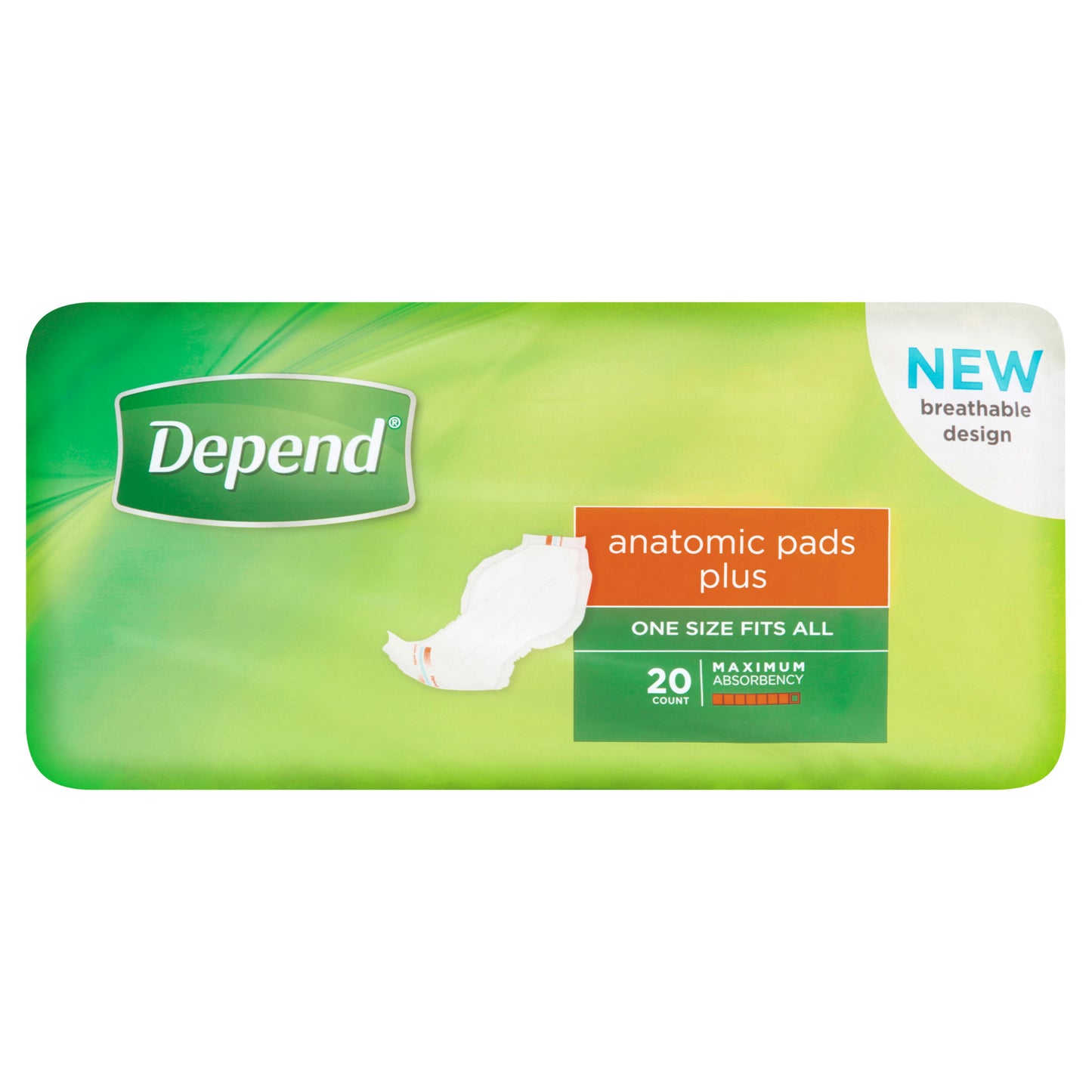 Depend Anatomic Pads Plus
