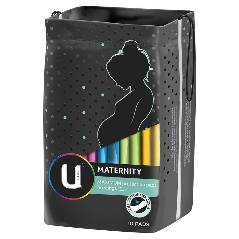 U By Kotex® Maxi Pads Maternity (Packet 10)