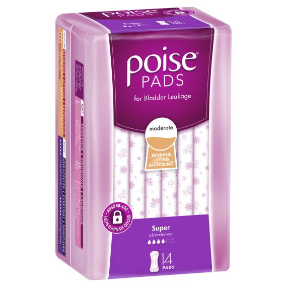 Poise® Super Pads (Packet 14)