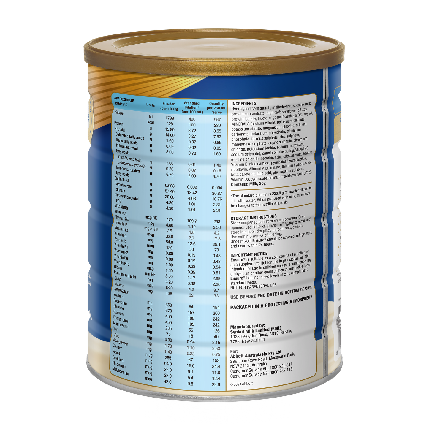 Ensure Powder Vanilla 850g