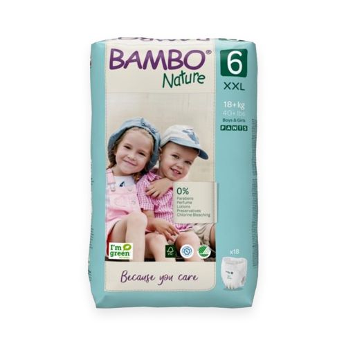 Nappy Bamboo Nature Size 6 (18+kg)