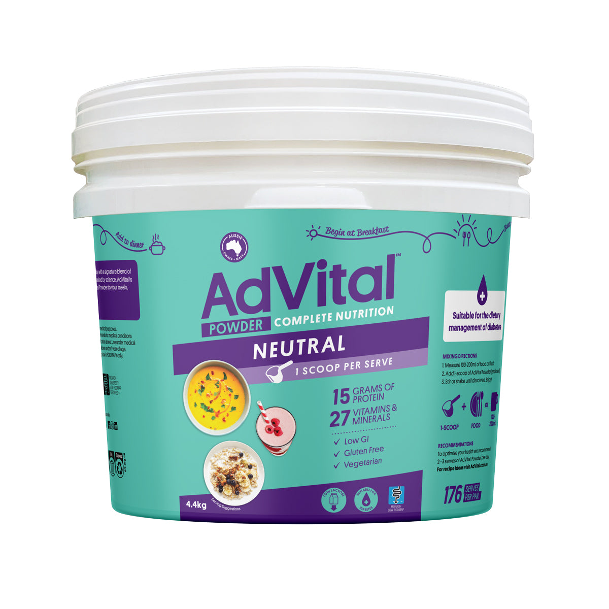 FC AdVital Neutral Powder