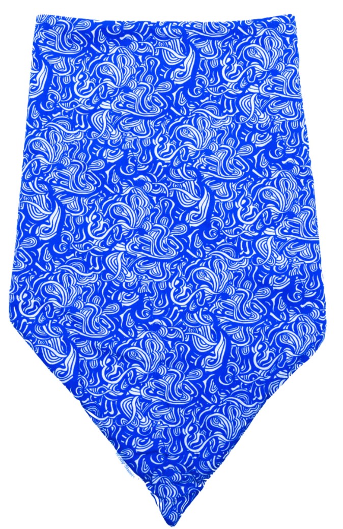 Brollysheets Bandana - Adult Blue Swirl