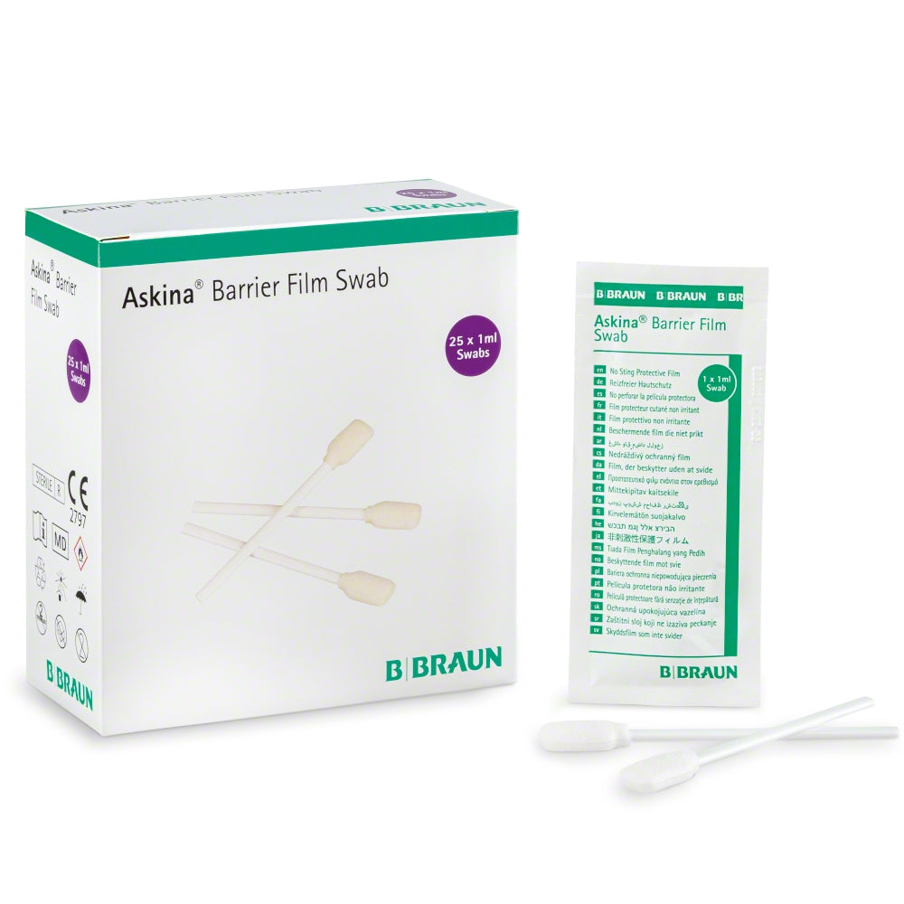 Bbraun Askina® Barrier Film Foam Swab 1ml (5037) (Box 25)