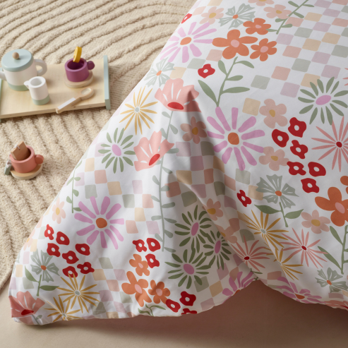 Staydry Quilt Cover Set Blooms - Water Repellent