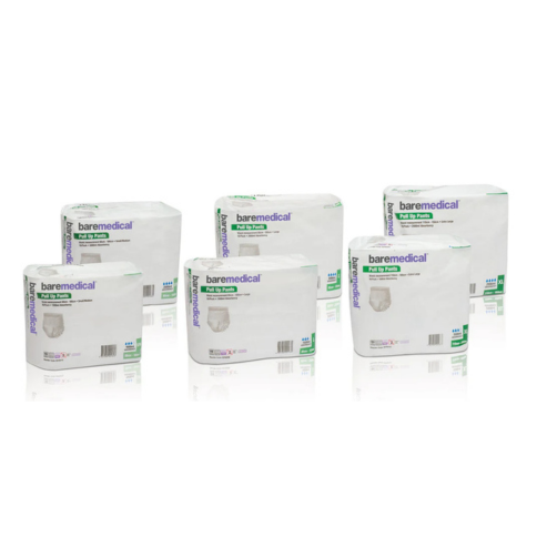 BareMed PULL-UP PANT SML/MED 2000ML 80-100CM (Box 10)