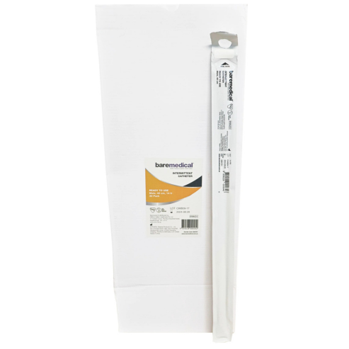 BareMed CATHETER MALE 14FR INTERMITTENT READY T USE ST SU (Each)