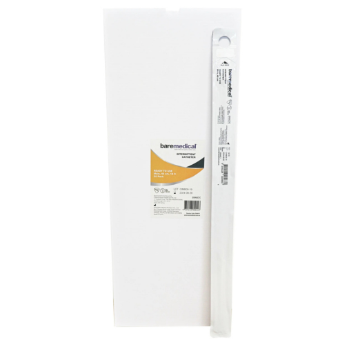 BareMed CATHETER MALE 18FR INTERMITTENT READY T USE ST SU (Each)