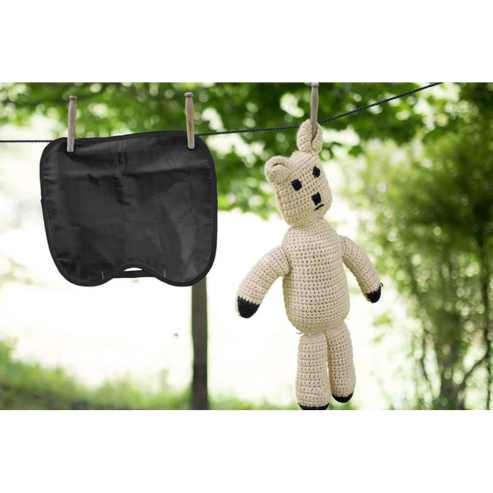 Brollysheets Kids Car Seat Protector (Black)