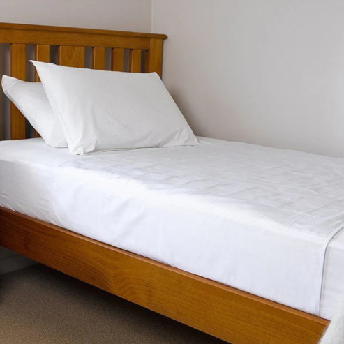 Brollysheets Bed Pad King Single White