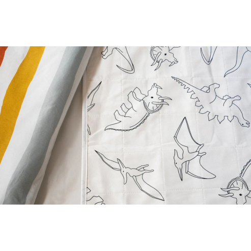 Brollysheets Bed Pad Double Dinosaur