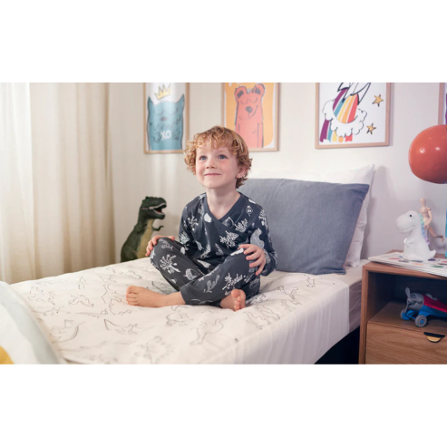 Brollysheets Bed Pad King Single Dinosaur