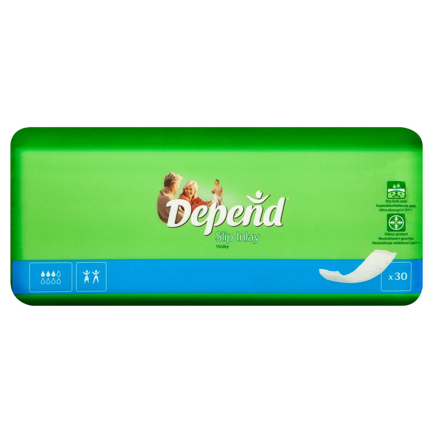 Depend Slip Inlay Pads