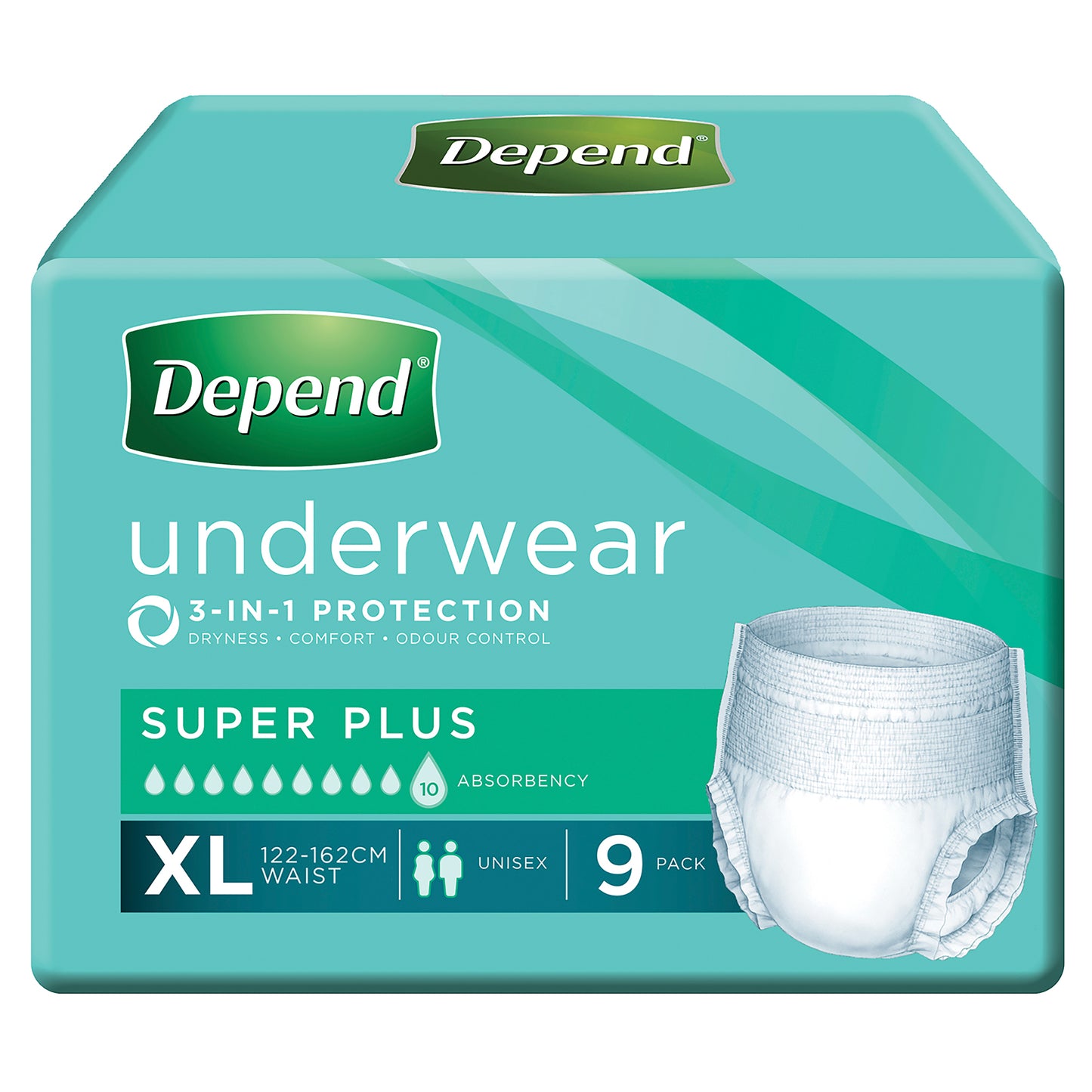 Depend Super Plus Pants XLarge