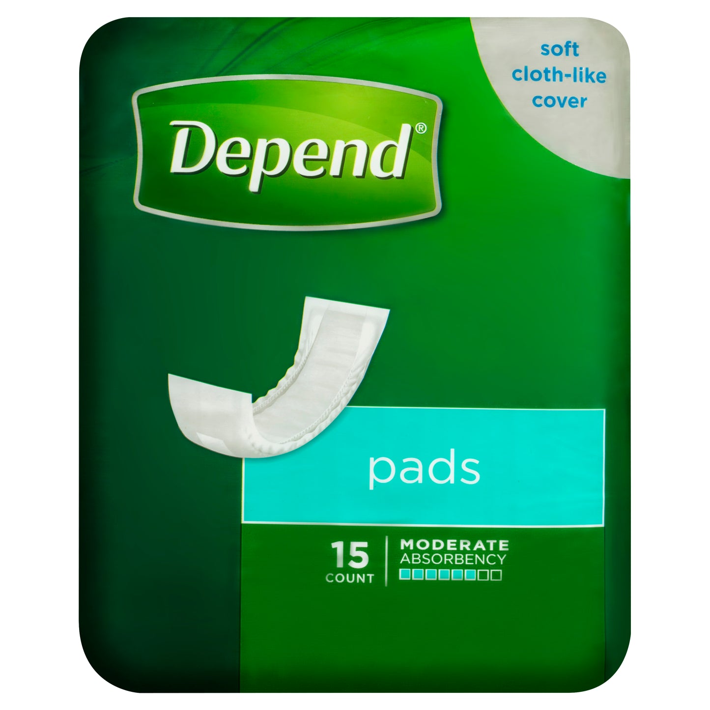 Depend Unisex Anatomically Shaped Pads