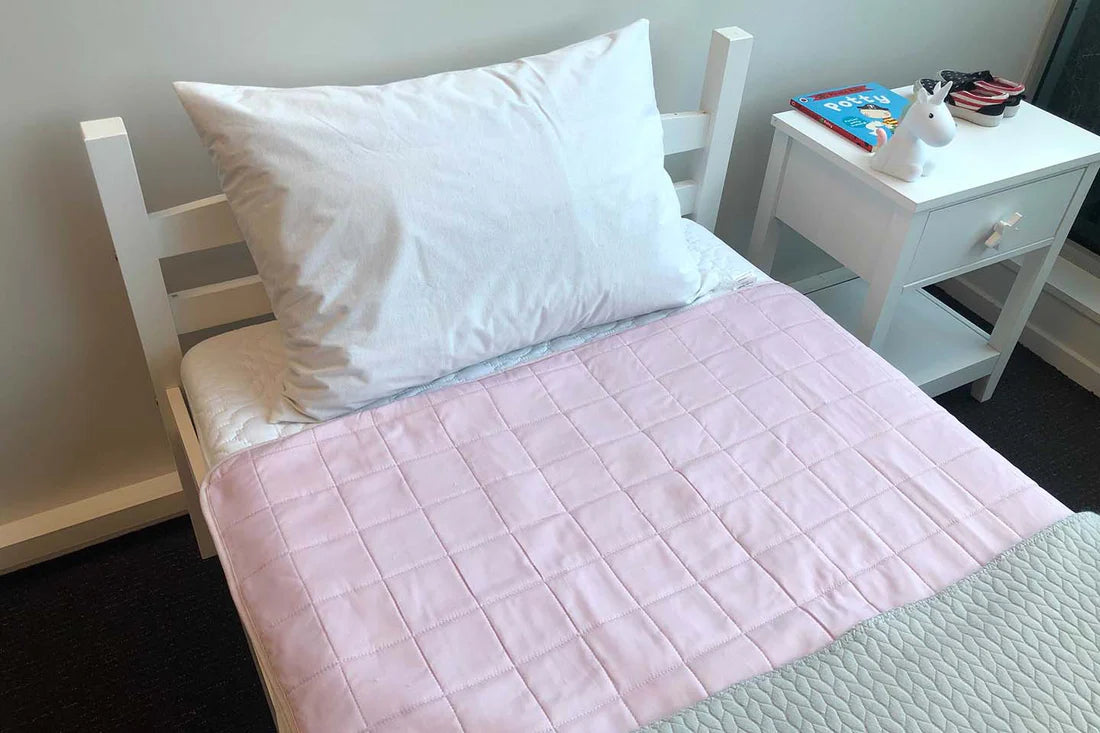 Brollysheets Bed Pad (No Wings) Dusty Rose