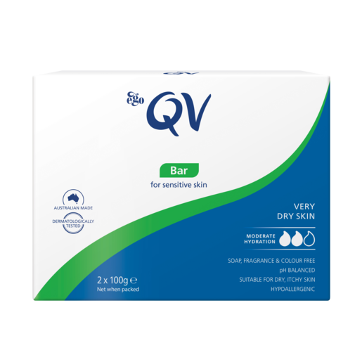 QV Soap Bar Twin Pack 2x100gm