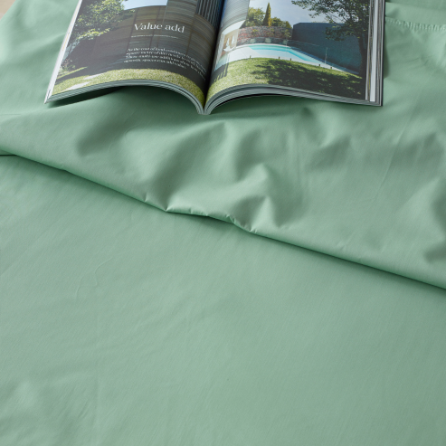 Staydry Waterproof Bamboo Fitted Sheets Green