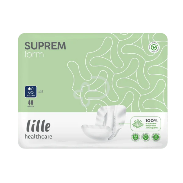 Lille Suprem Form Shaped Pads-Regular Plus 1570ml (Packet 25)