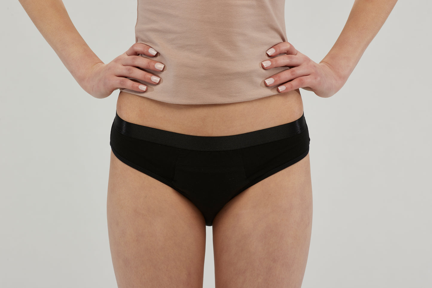 Staydry Ladies Continence Bikini Briefs - Black