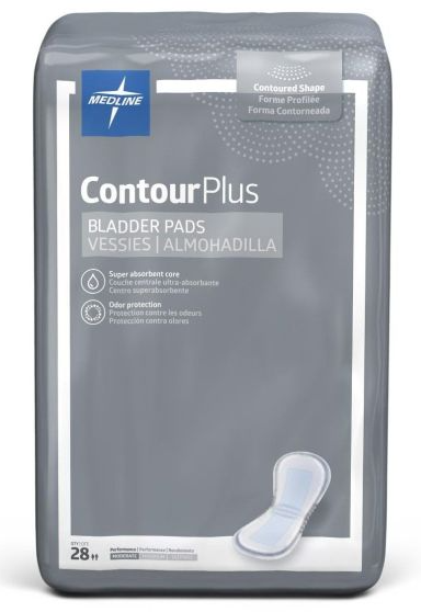 Medline ContourPlus Bladder Pad Moderate (Carton 336)
