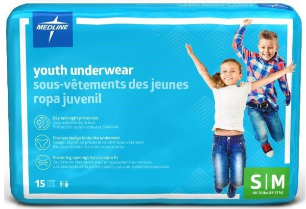 Medline DryTime Youth S M Packet 15 Topcat Healthcare