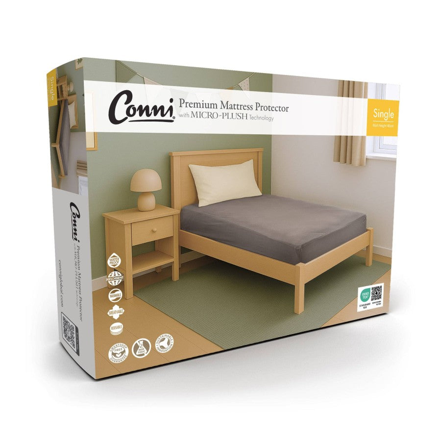 Conni Micro-Plush Waterproof Fitted Sheet