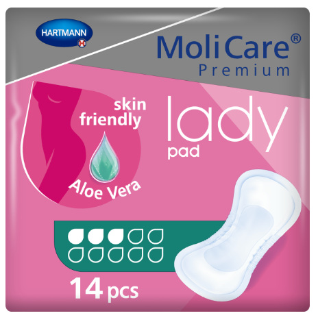 MoliCare® Premium Lady Pad - 3 Drops 504ml (Packet 14)