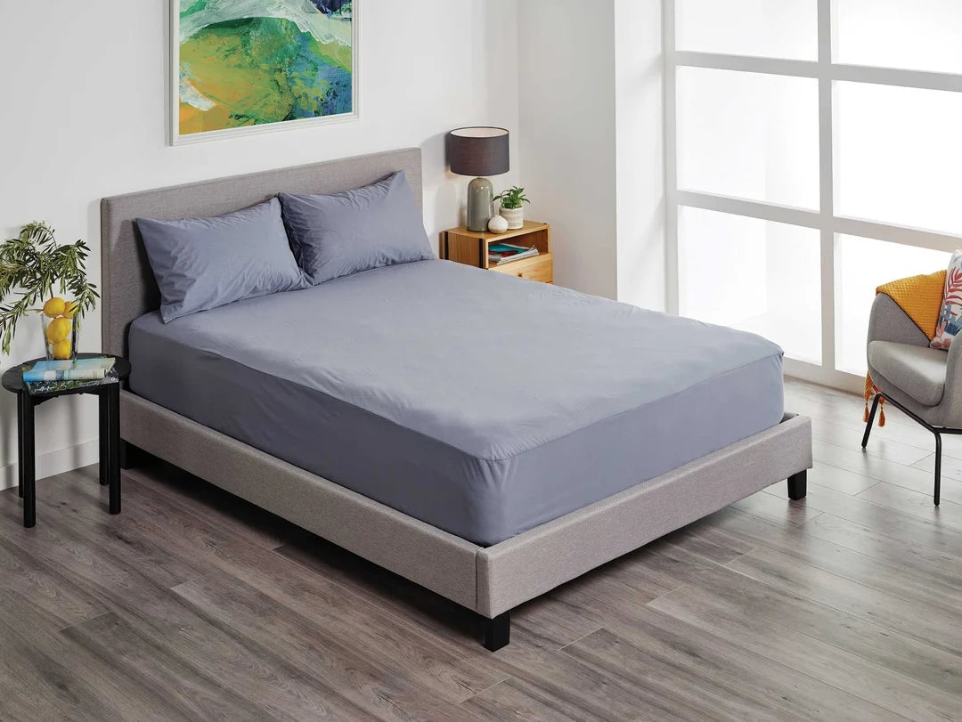 Protect a Bed Fusion Tencel Pillow Protectors Charcoal
