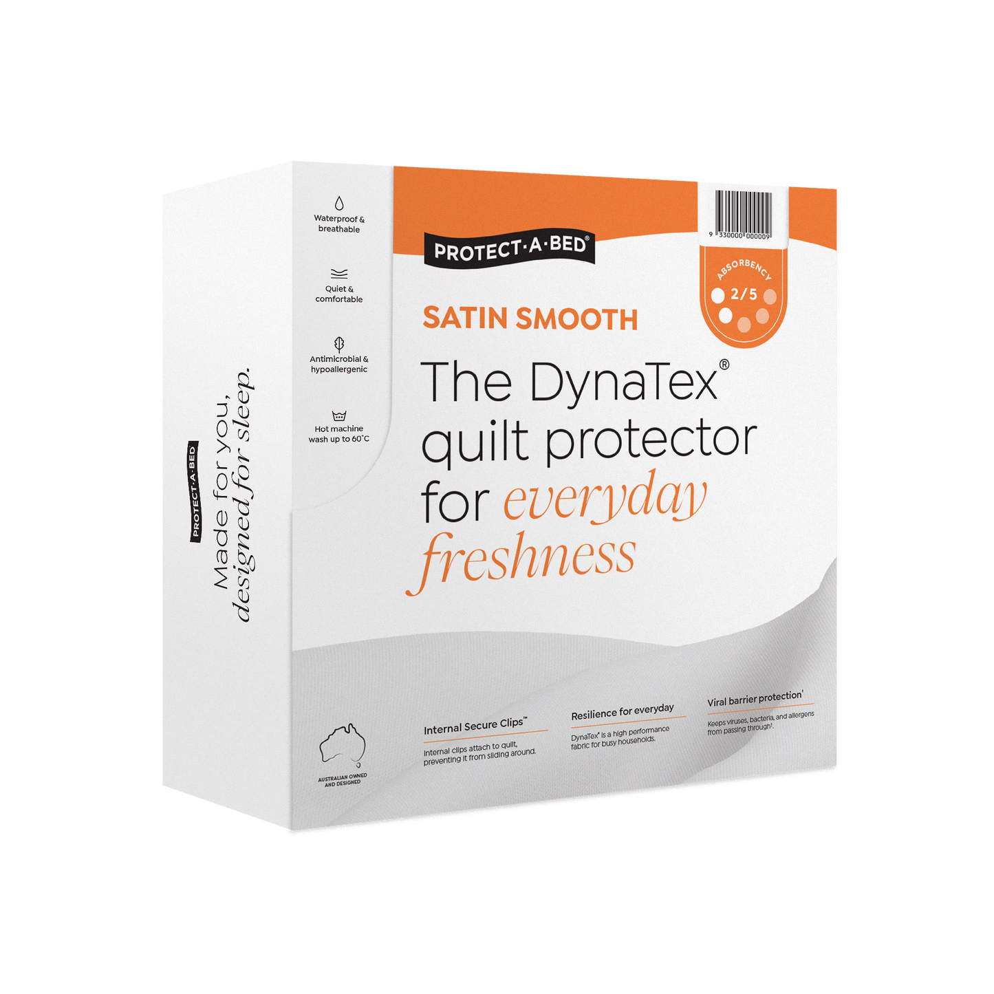 Protect a Bed Satin Smooth Waterproof Quilt/Doona Protector