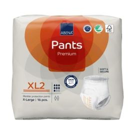 Abena Pants Xl2 Orange 1900Ml 130-170Cm (Packet 16)(Sa41090)