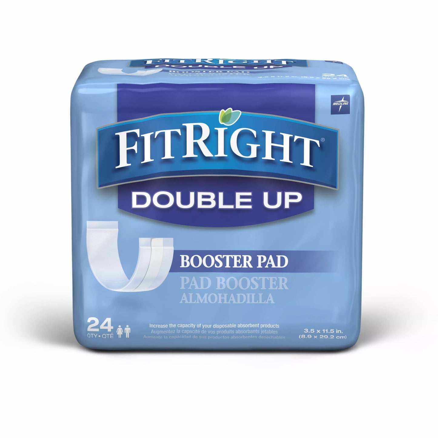 Medline FitRight Double Up Booster Pad Small