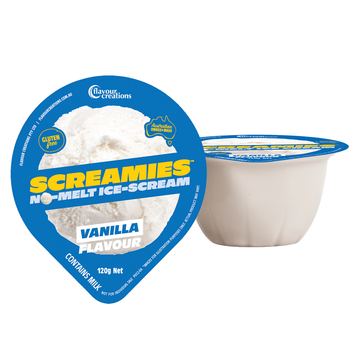 FC Screamies Vanilla Ice Cream 120gm (Carton 36)