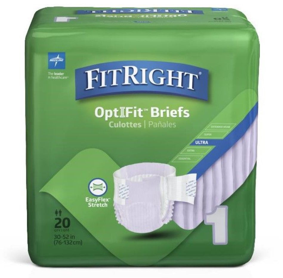 Medline FitRight Stretch Ultra Briefs Size 2